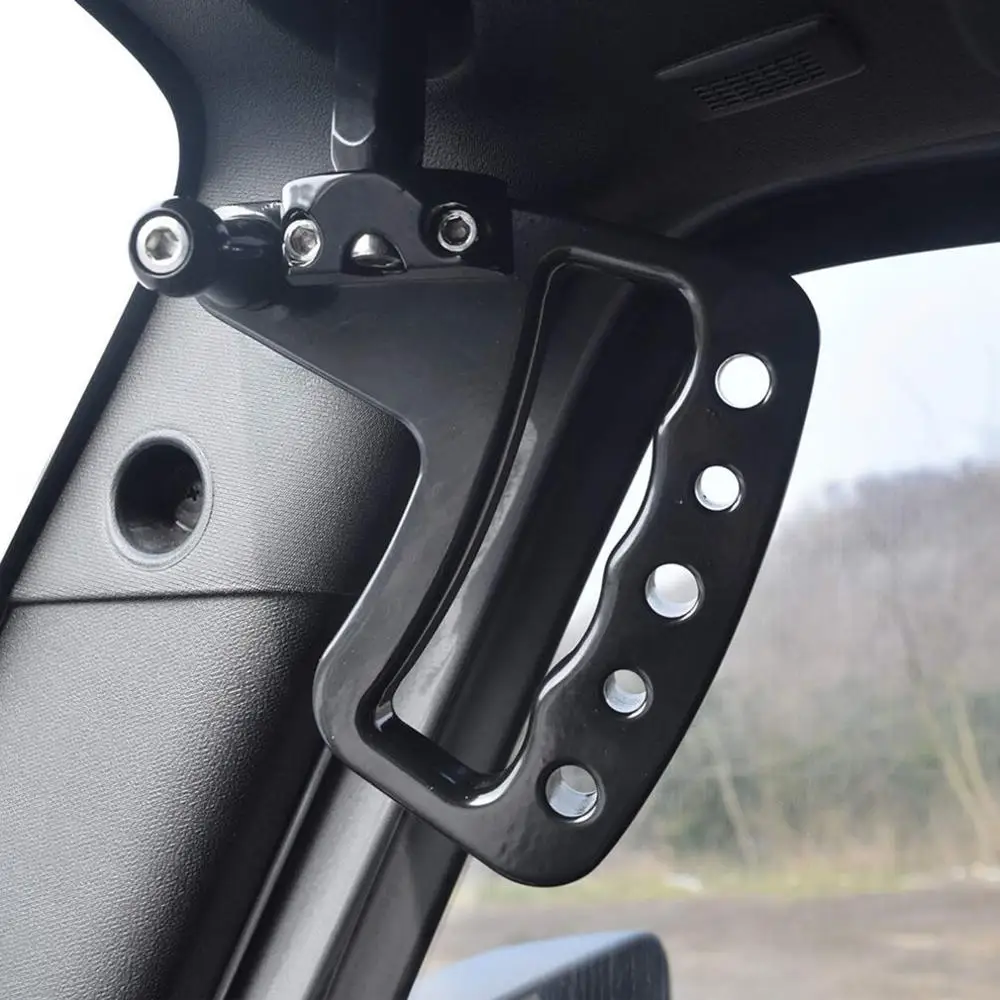 Для Jeep Wrangler Jk Jku 2007- алюминиевая передняя ручка автомобиля Передняя ручка подлокотник ручка Аксессуары для модификации автомобиля