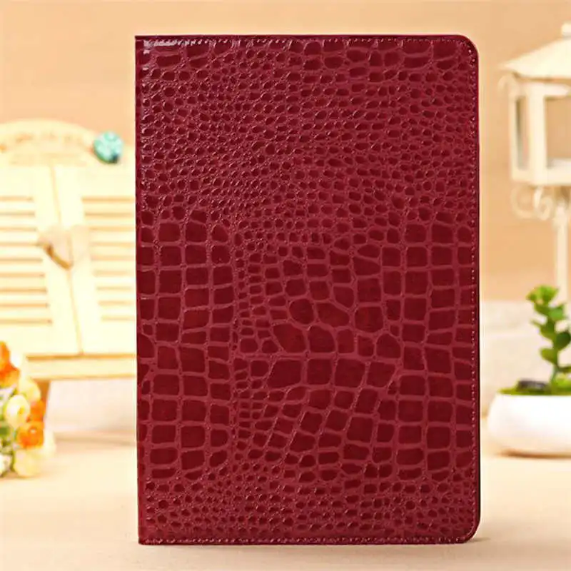 A1673 A1674 Coque для iPad Pro 9,7 Чехол класса люкс «крокодиловая кожа» из искусственной кожи чехол с подставкой для iPad Pro 9,7 роскошный чехол с откидной крышкой - Цвет: Red