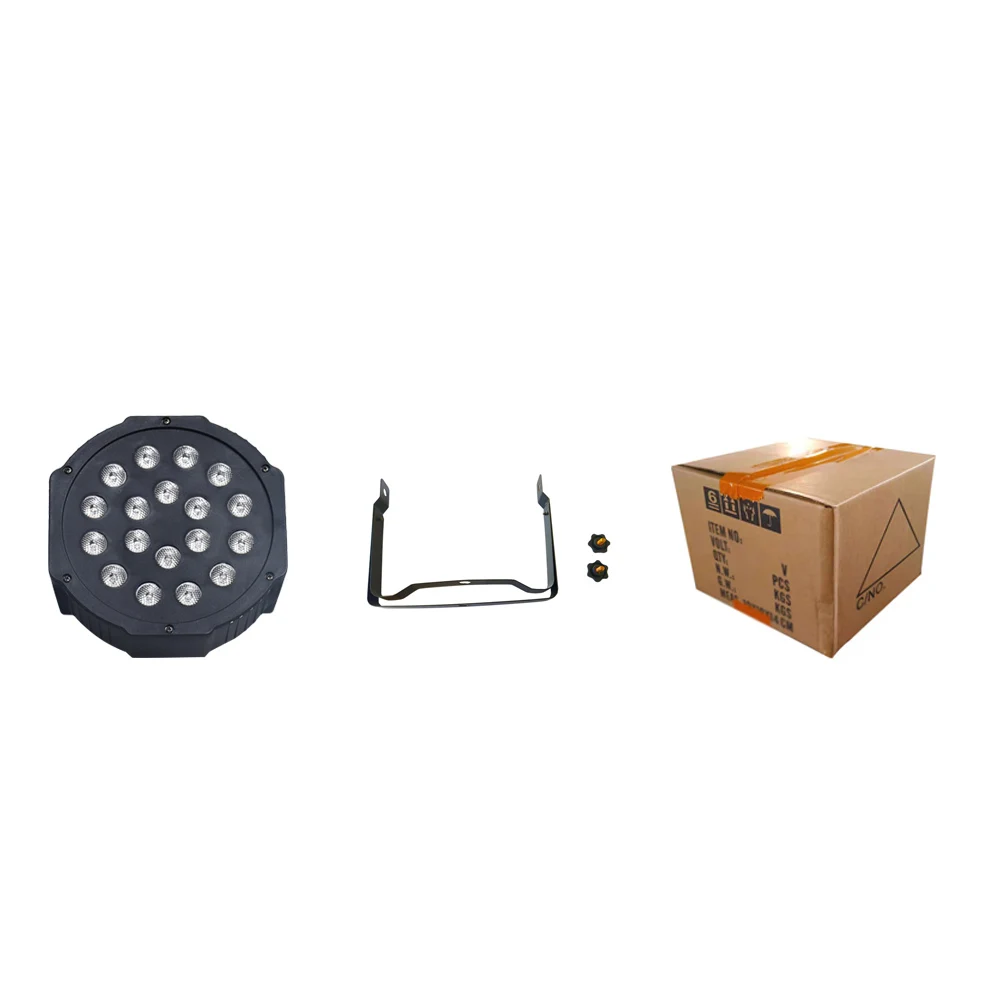 Par led мыть dmx512 эффект DJ освещение 18x3w RGB диско шар для сценического освещения