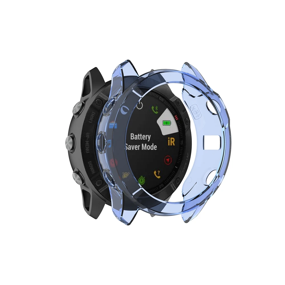 HANGRUI защитный чехол для Garmin Fenix 6X/6 S/6 мягкий ультра-тонкий чистый ТПУ защитный чехол для Garmin Fenix 6X чехол бампер
