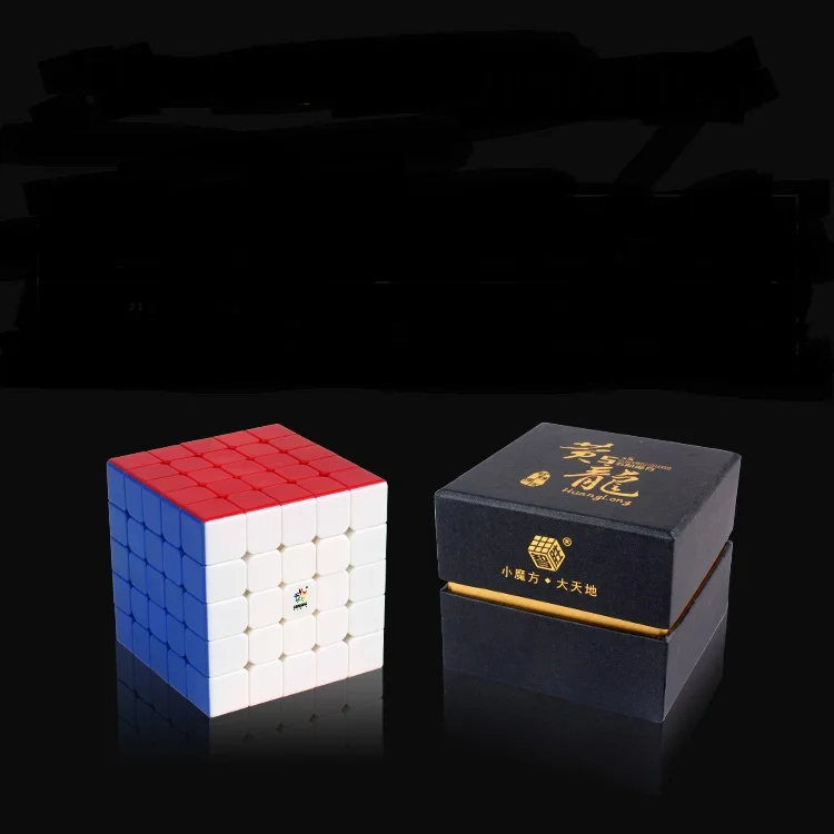 YuXin Huanglong M 5x5x5 кубик без наклеек 5x5 Магнитный магический скоростной куб cubo magico игрушки - Цвет: stickerless