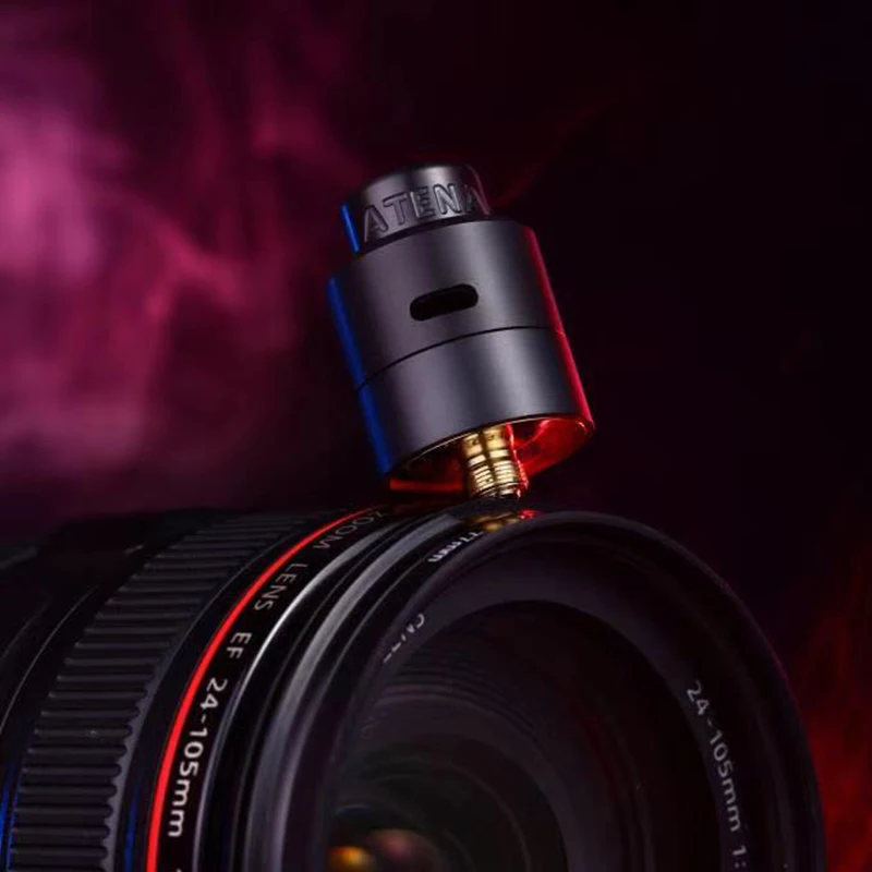 Черный Civanpor Atena RDA 24 мм Диаметр RDA 316 нержавеющая сталь PEI и латунь - Цвет: Черный