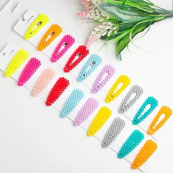 

10pcs / Set Elegant Mini Korean Hair Accessories Fashion Ins Hair Clips Women Color Imitation Pearl Hairpin Hair Accessories
