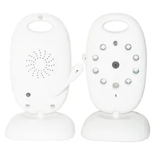 Беспроводной видеоняня 2,0 дюймов цветная камера видеонаблюдения 2 способа разговора ночного видения ИК Светодиодный контроль температуры с 8 колыбельными