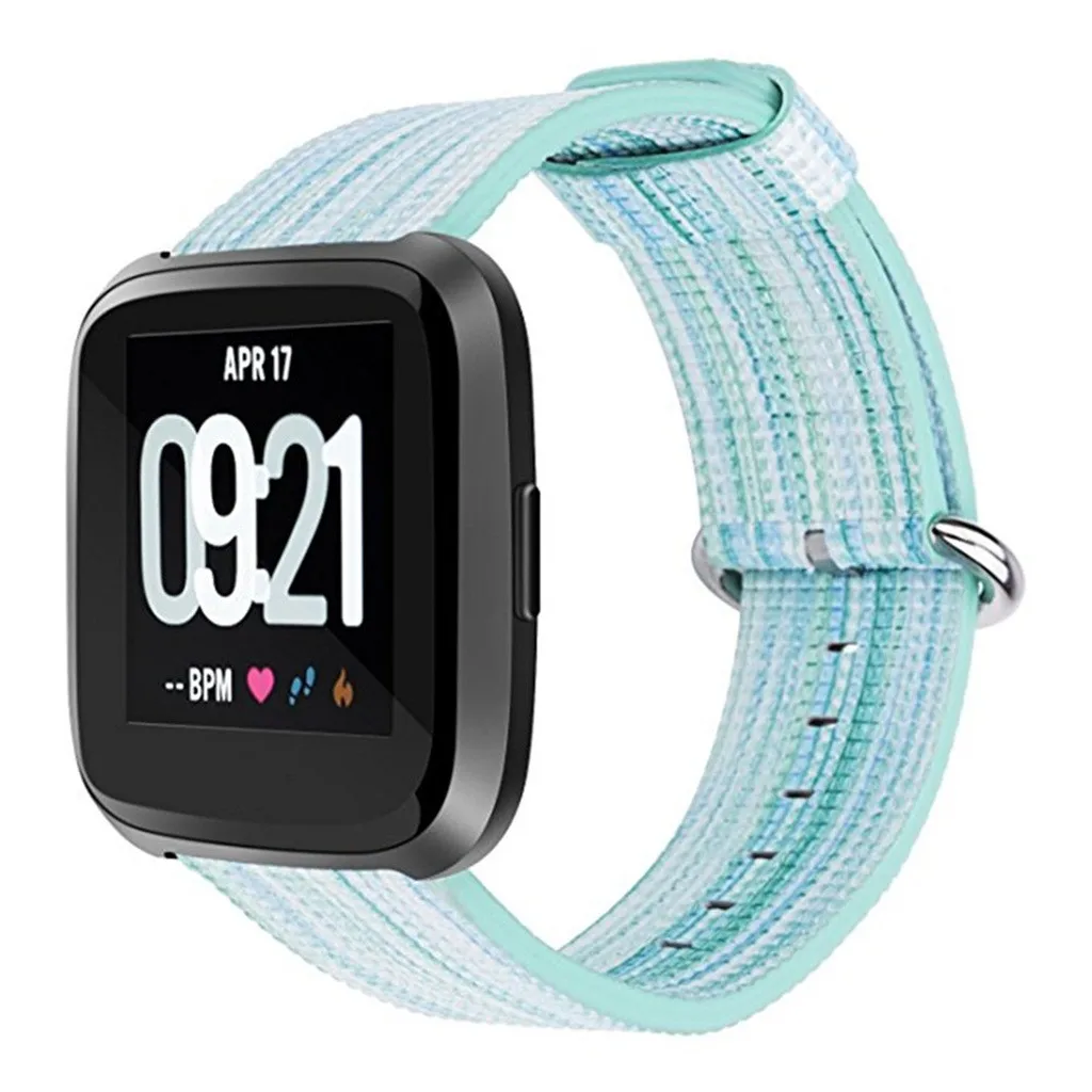 ЛЕГКИЙ КОЖАНЫЙ РЕГУЛИРУЕМЫЙ сменный ремешок для Fitbit Vers 2 Watch Quick Release силиконовый браслет Easyfit