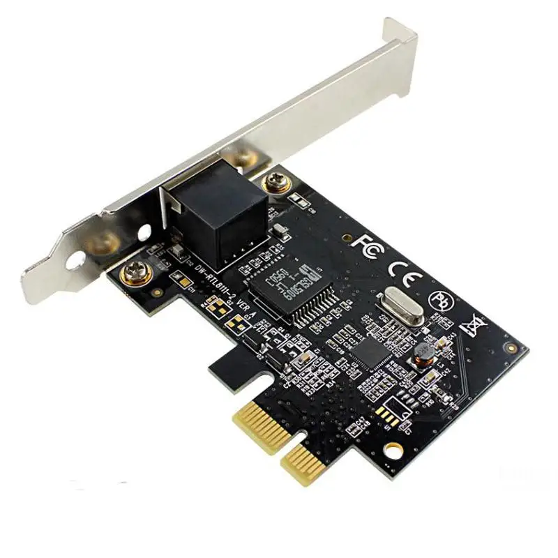Gigabit Ethernet PCI-Express сетевая карта 10/100/1000 Мбит/с PCI-E сетевой адаптер RJ45 LAN контроллер для адаптера конвертер RTL8111