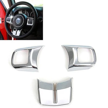 

ABS Plastic Car trim set Panel Kit Replacement Interior 18pcs For Jeep Wrangler JK 2011-2017 Decal Decoration