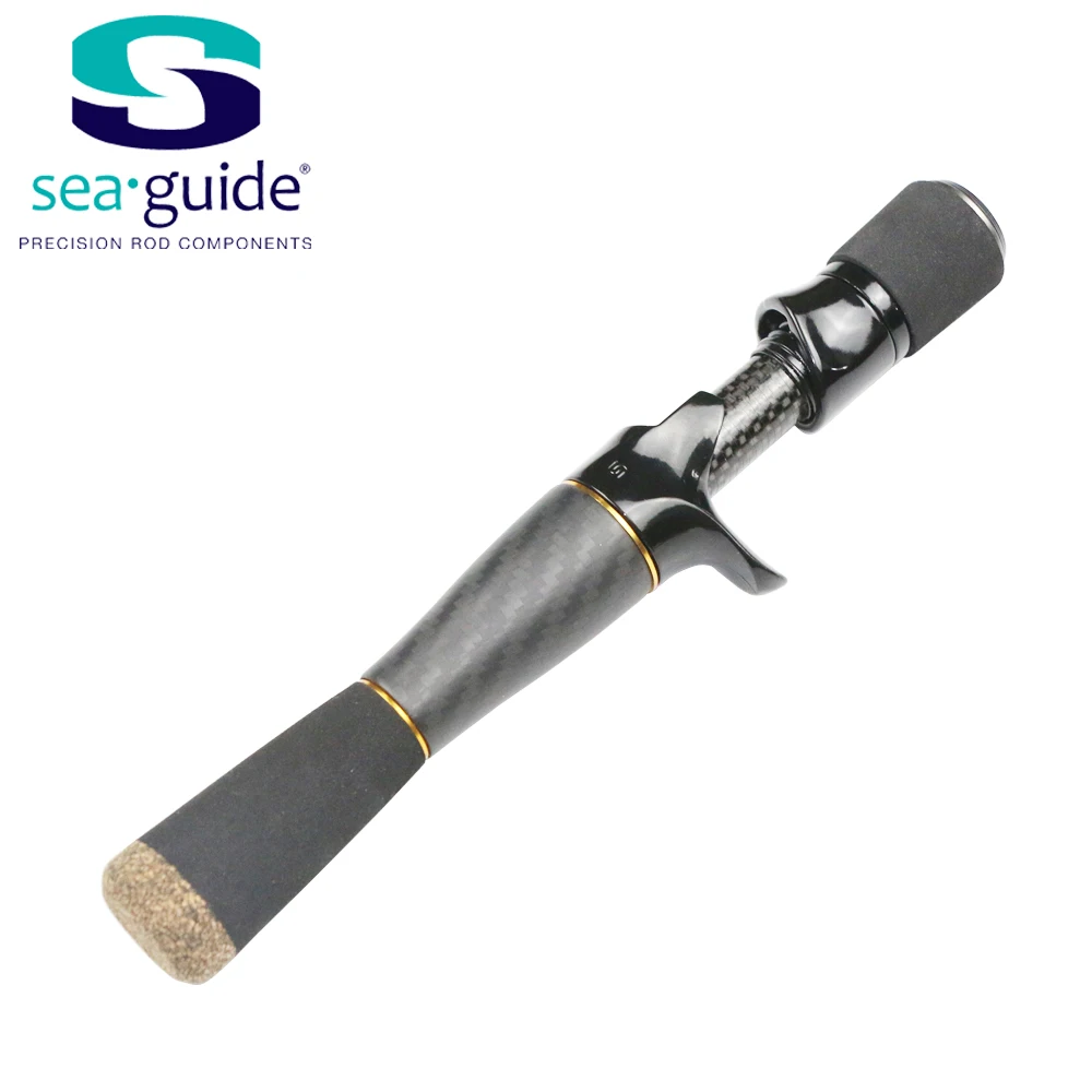 SeaGuide Carbon Fiber Grip Spinning Casting Reel Sitz Griff Kit Stange Gebäude Komponente Forelle Rod Eis Stange Reparatur DIY Zubehör – Detail 8