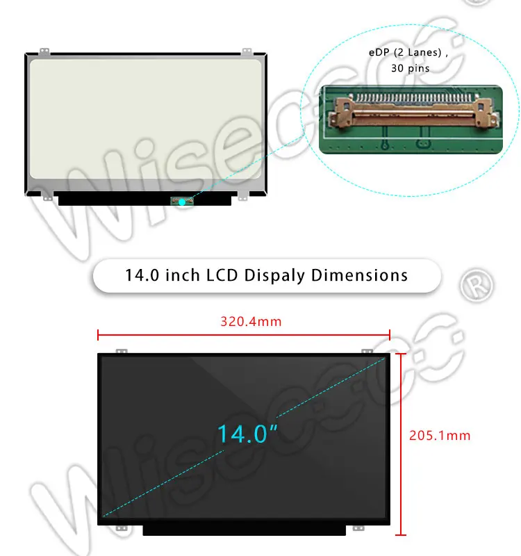14 дюймовый экран 1920*1080 FHD TFT ЖК-дисплей с антибликовым покрытием для ноутбука планшета ПК обучающая машина с HDMI плата драйвера