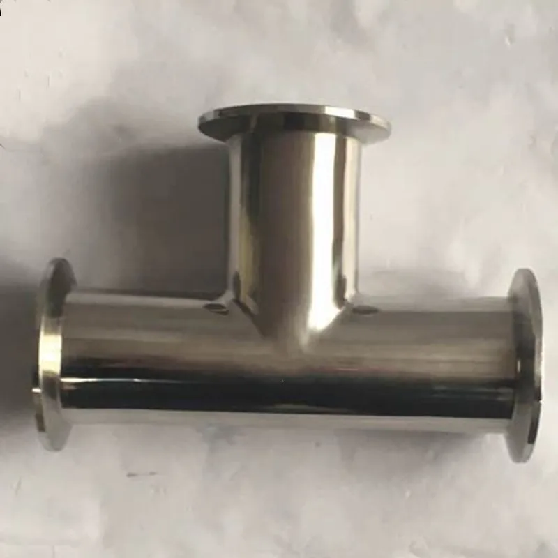

Free shipping 1.5'' 32mm Sanitary Tri Clamp 3 Way Tee 304 Stainless Steel Sanitary Ferrule Tee Connector Pipe Fitting 1.5" Tri