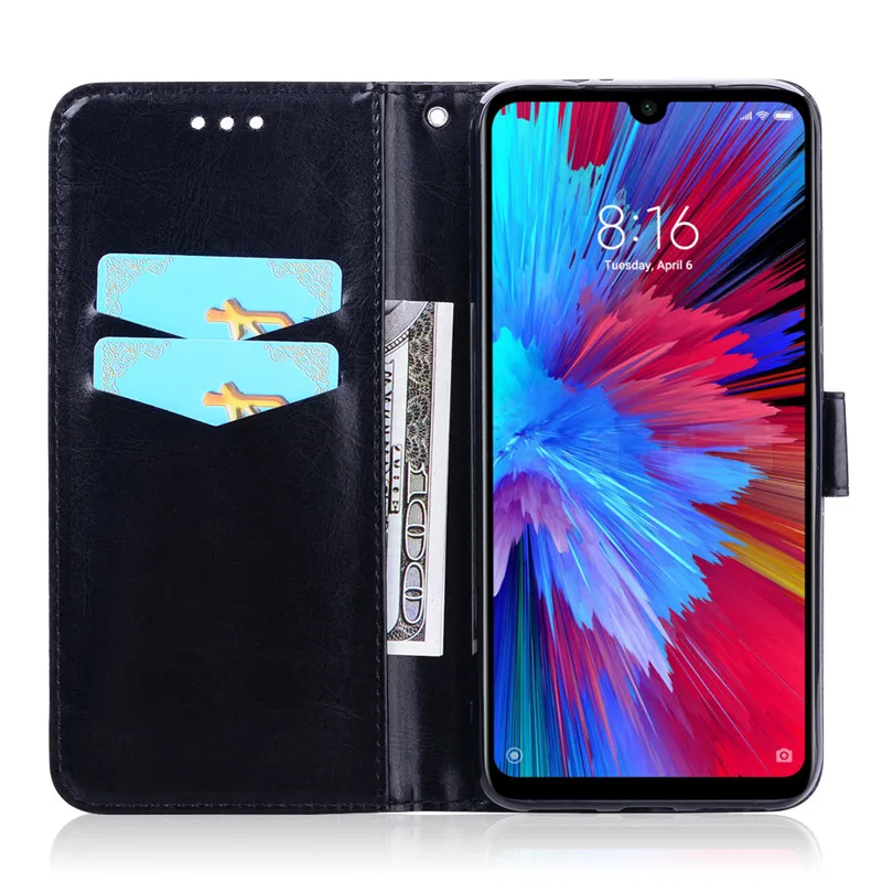 Для Xiaomi Redmi Note 7 Чехол из искусственной кожи флип-чехол-бумажник для Xiaomi Redmi Note 7 Чехол для телефона для Redmi Note 7 Чехол