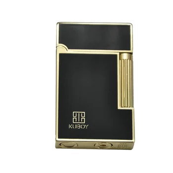 

Hot Ping Sound Cigarette Lighter For Smoking Metal Gas Flame Lighters Inflatable Butane Flint Grinding Wheels Smoking Lighter