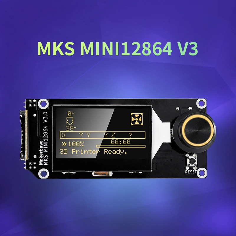 Детали для 3D-принтера дисплей MKS MINI 12864 V3 SD-карта с положительной установкой