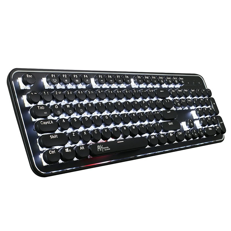 Dual Model Wireless Bluetooth Mechanical Keyboard Stream Punk For Mac Windows Phone Tablet Keyboard Gaming Accessories
