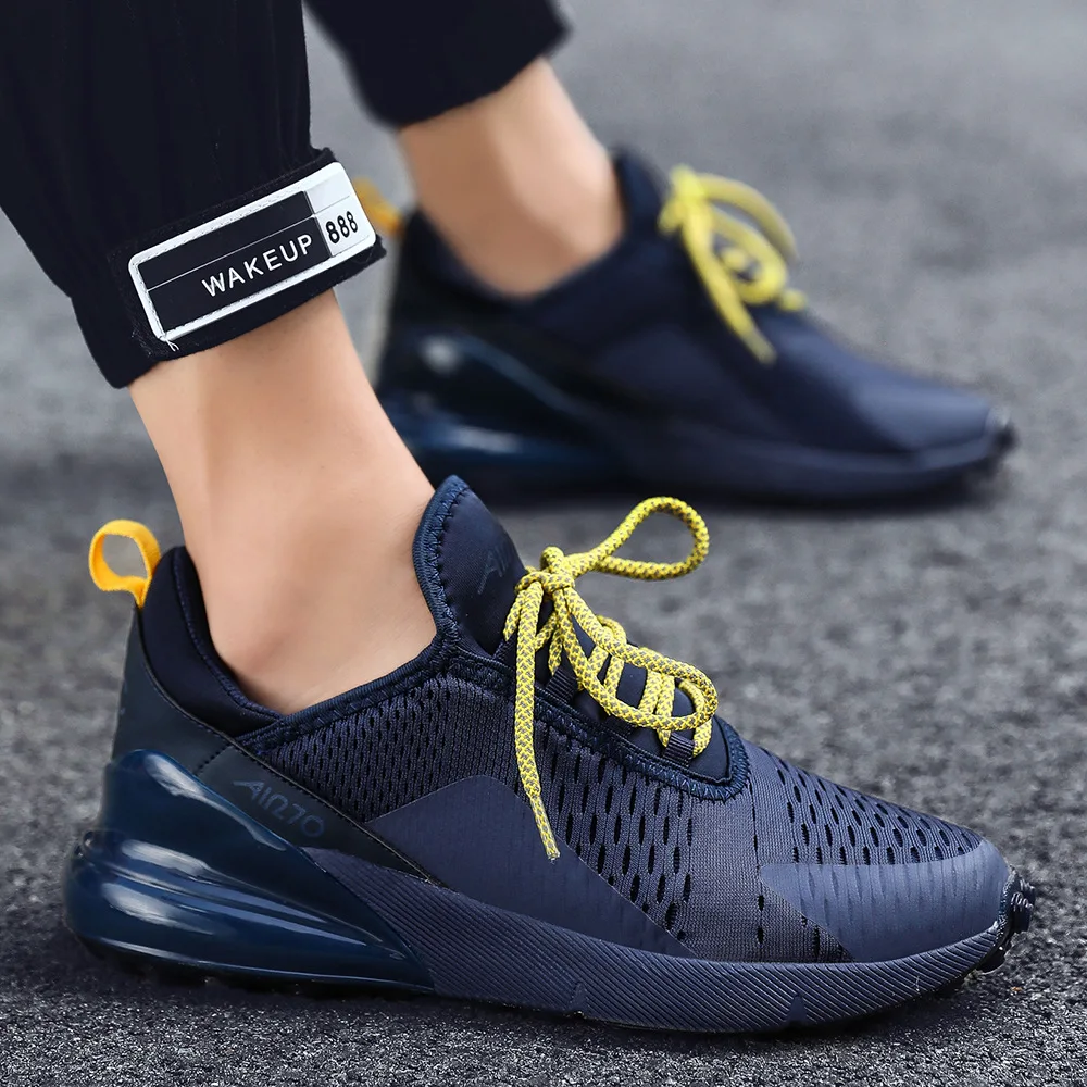 Кроссовки мужские сетчатые дышащие кроссовки для спорта на открытом воздухе удобные легкие кроссовки на шнуровке