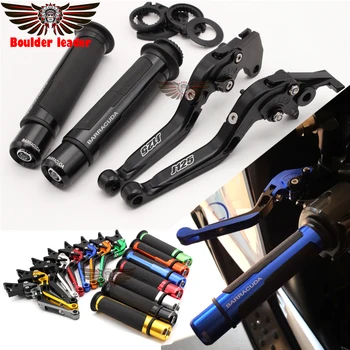

For KAWASAKI j125 J 125 2014 2015 2016 2017 2018 Motorcycle Adjustable Folding Brake Clutch Levers Handlebar Hand Grips