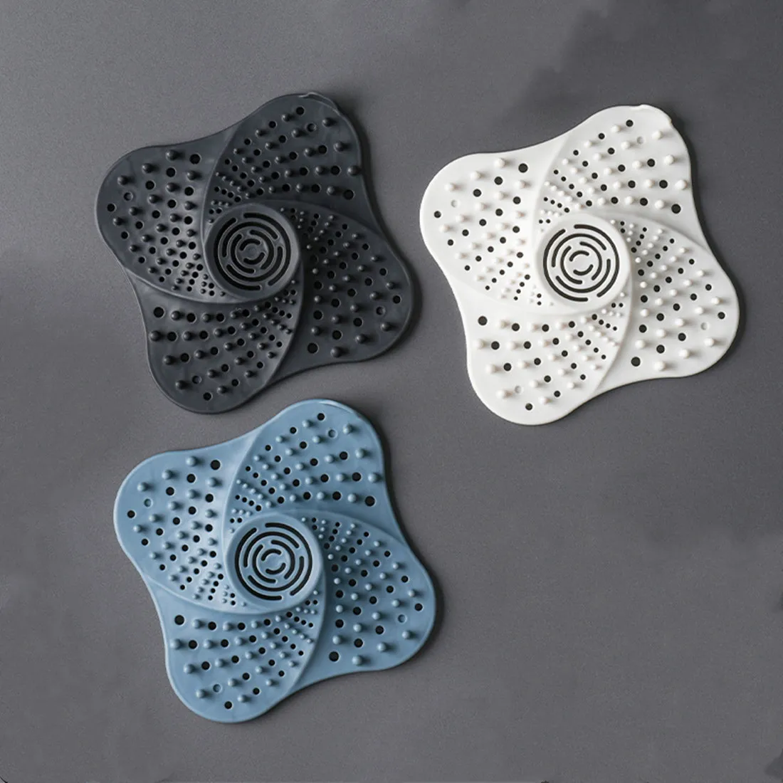 

Bathroom water filter Anti-blocking square suction cup floor drain cover sheet Sink filter