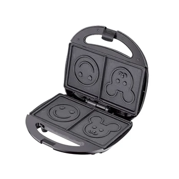 

750W Cartoon Shape Multifunction Electric Egg Waffle Maker Double Heating Toaster Sandwich Cake Breakfast Baking Machine