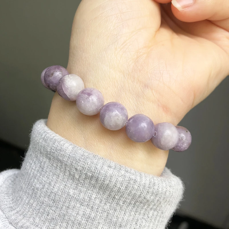 New AAA+ Quality Purple Lilac Stone Natural Stone Round Loose