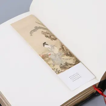 

30pcs Creative Chinese Style Paper Bookmarks Painting Cards Retro Beautiful Boxed Bookmark Commemorative Gifts XXUC