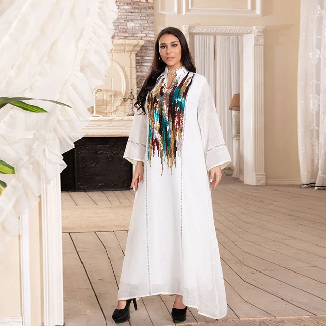 Kaftan Dubai Abaya Turkey Muslim Hijab Dress Islam Clothing Abayas African Dresses For Women Robe Djellaba Femme Caftan Marocain 1