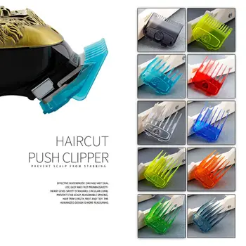 

10pcs Electric Clippers Magnet Caliper Limit Comb Oil Head Clipper Combs Tool X7JA