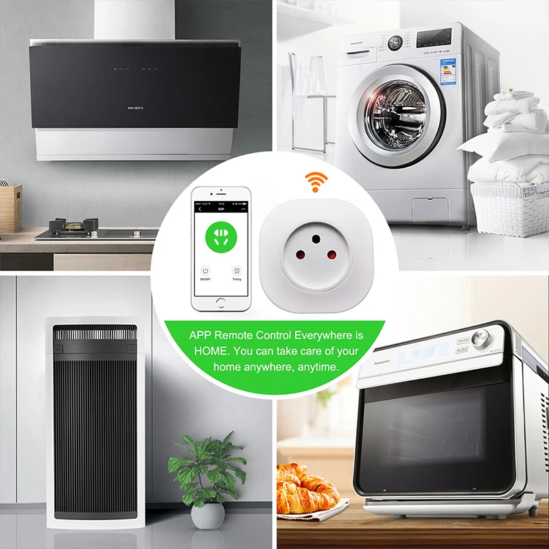 Israel IL 16A Smart Socket WiFi Smart Plug 220V Power Outlet APP Remote Control Compatble Voice Alexa Google Assistant 5
