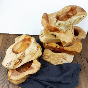 

Free Customizable Wood Ashtray Natural Irregular Creative Ash Tray Customizable Gift Ash Tray