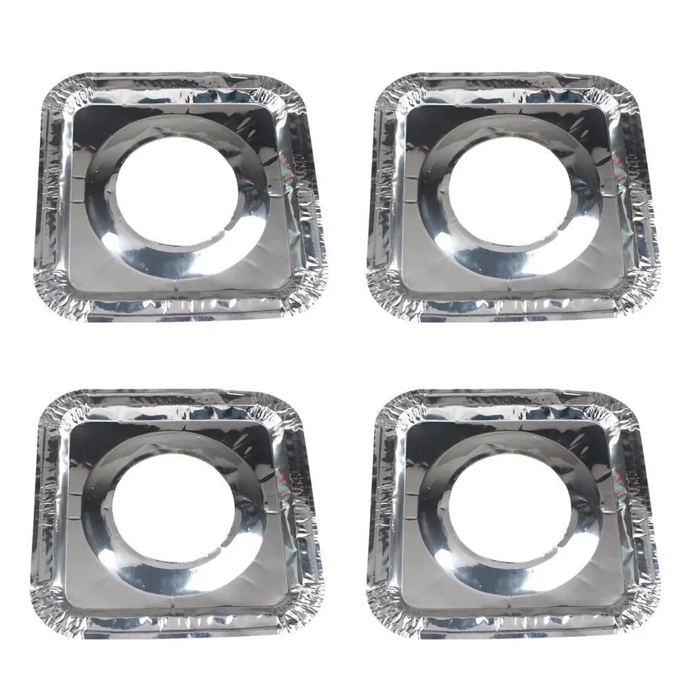 50 шт./партия горелки для печки защита газовых плит покрытие лайнер Al квадратный