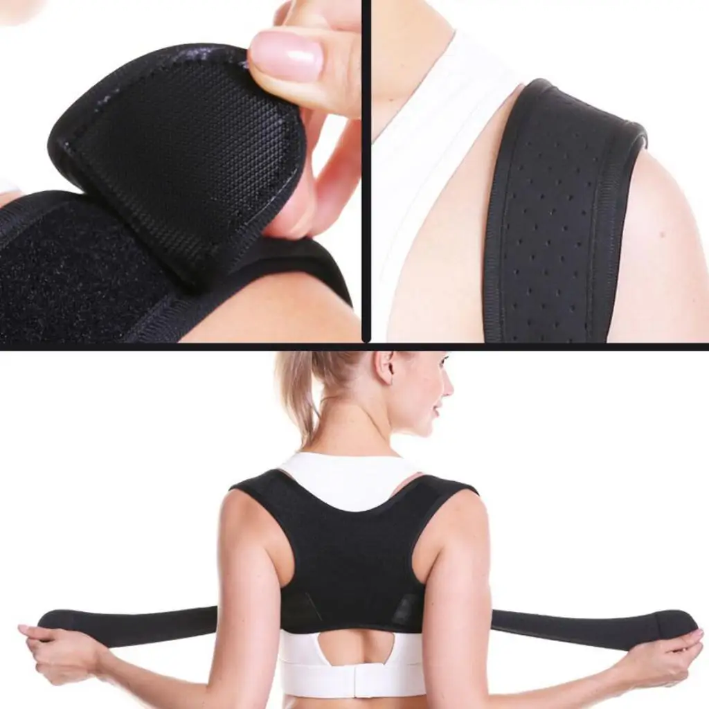 Adjustable Posture Corrector Back Shoulder Straightener Support Correct Body Brace Bra Belt Men Women Back Support Shoulder Belt