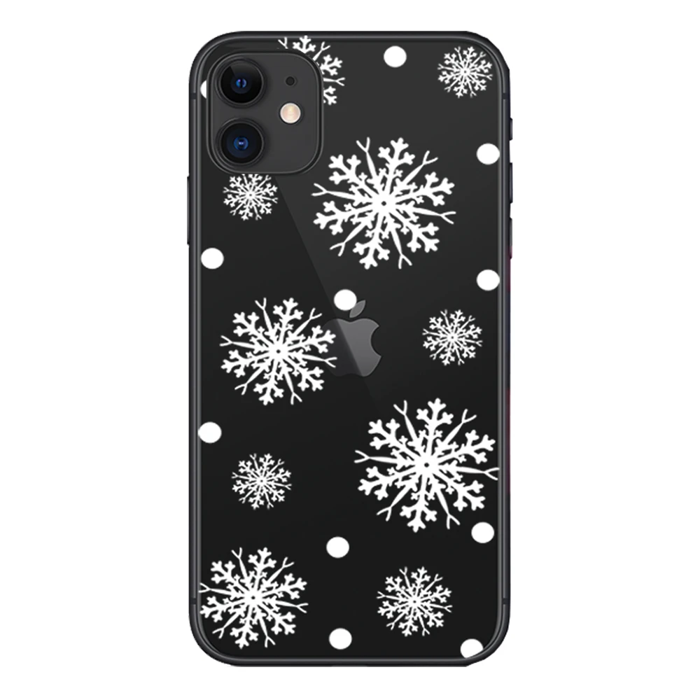 Снежный Мягкий силиконовый чехол для Apple iPhone 8 7 7Plus 6 6S Plus 5S SE 5C 4 чехол s iPhone X XS Max XR 11Pro Shell Рождество лучший - Цвет: 07