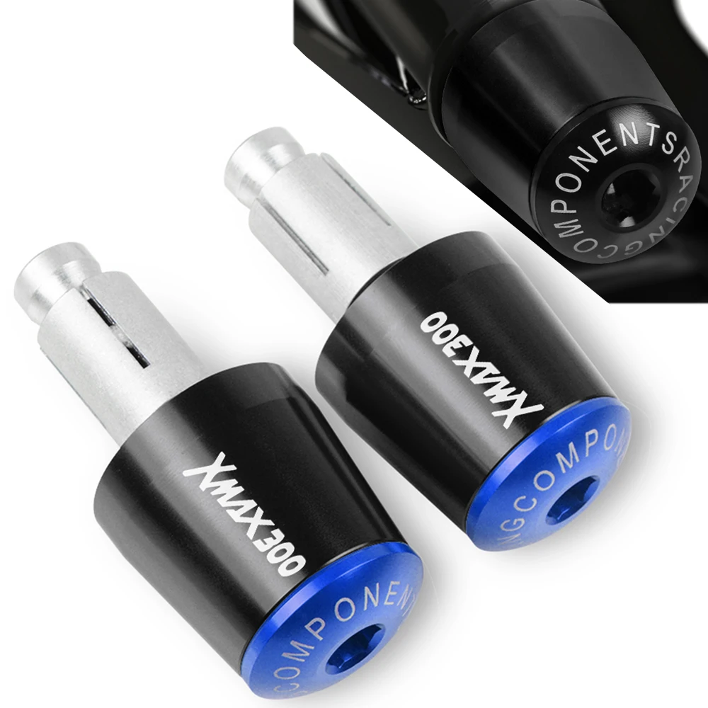 Per Yamaha Xmax 300 Xmax300 2017 2018 2019 7/8 "22 Millimetri Di Trasporto Del Motociclo A Mano Bar Ends Slider Maniglia Bar End Grips Cap Xmax-300 17