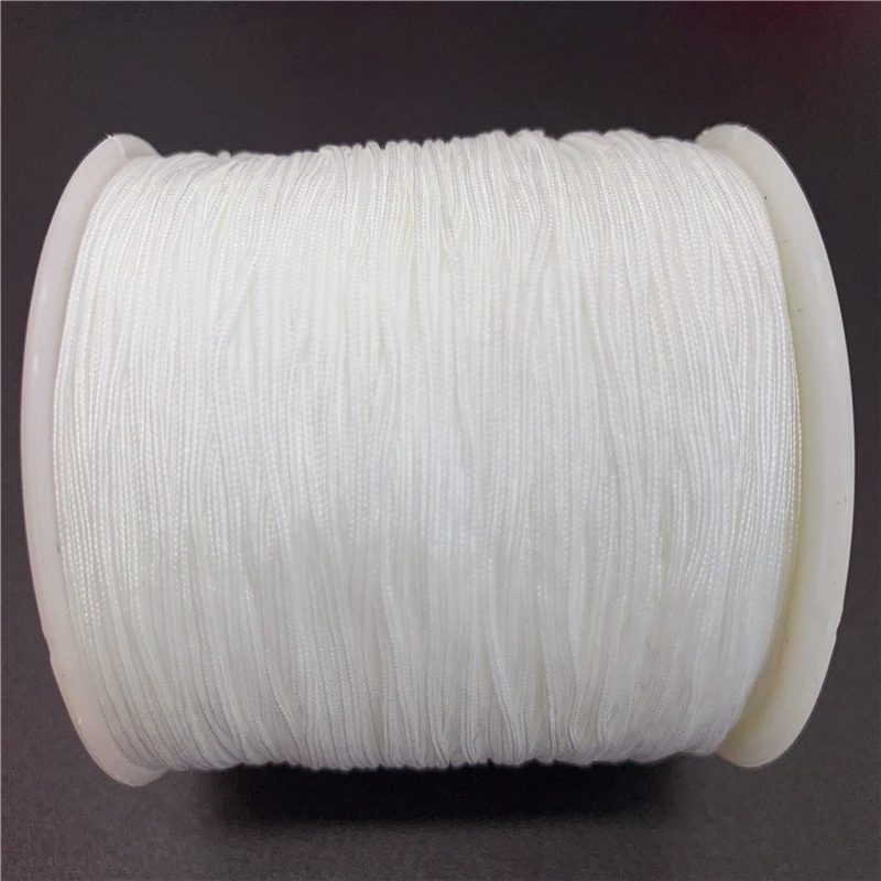 10yards 0.8mm Nylon Cord Thread Chinese Knot Macrame Cord Bracelet Braided String DIY Tassels Beading For Shamballa Rope