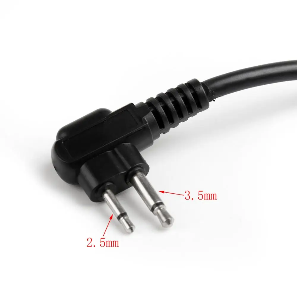 Artudatech 5 шт. 2Pin Z тактическая TCI U94 PTT сверхмощная гарнитура для Motorola GP88 GP68 Q5|Запчасти