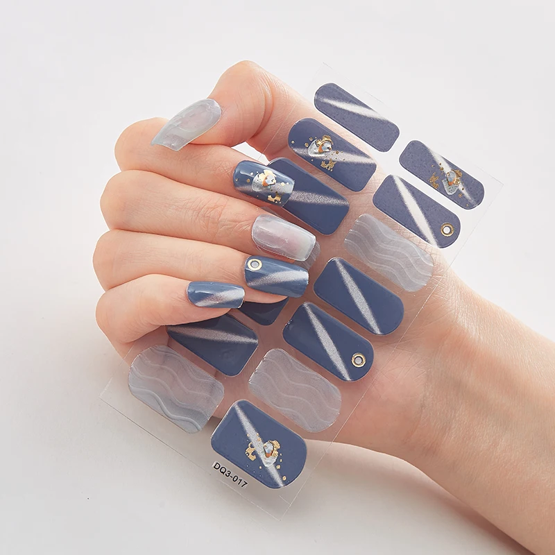 Three Sorts 0f Nail Stickers Decals Plain Stickers Nail Decoration Nails Sticker Designer Self Adhesive Nail Art Stickers