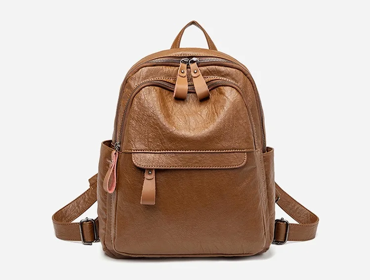 

tassel New Fashion Woman Backpack High Quality Youth Leather Backpacks for Teenage Girls Female School Shoulder Bag 2020 C1351