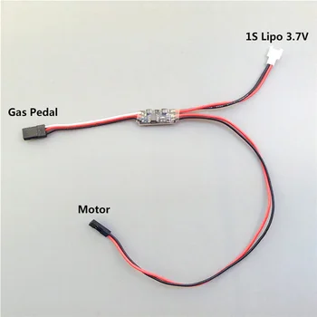 

1S 4A One-way Brushed ESC Mini ESC Speed Controller DC3.6-5.8V for RC Aircraft Boats 720 820 Hollow Cup Motor N20 N30 Motors 1PC