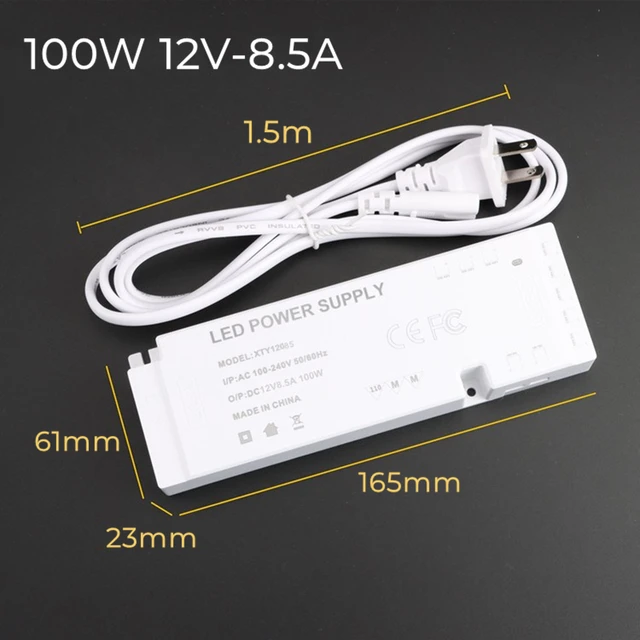 30/40/50cm LED Strip Cabinet Splint Lamps Hidden Doule Side Glow Aluminum Profiles 18mm Wood Board Layer Linear Bar Strip Lights 100W Transformer