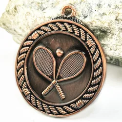 Médaille de Tennis en métal, concours de Sports en métal, en or et en argent, pour Club, usine, 2020 