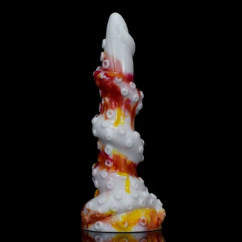 YOCY Silicone Octopus Anal Sex Toy Butt Animal Plug Tentacle Fantasy Dildo Masturbate For Women Men Orgasm Anus Beads 4