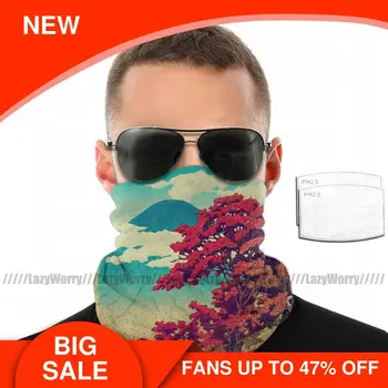 

New Year Mouth Face Mask The New Year In Hisseii Facial Mask with 2 Filters Adult Polyester Cool Mask