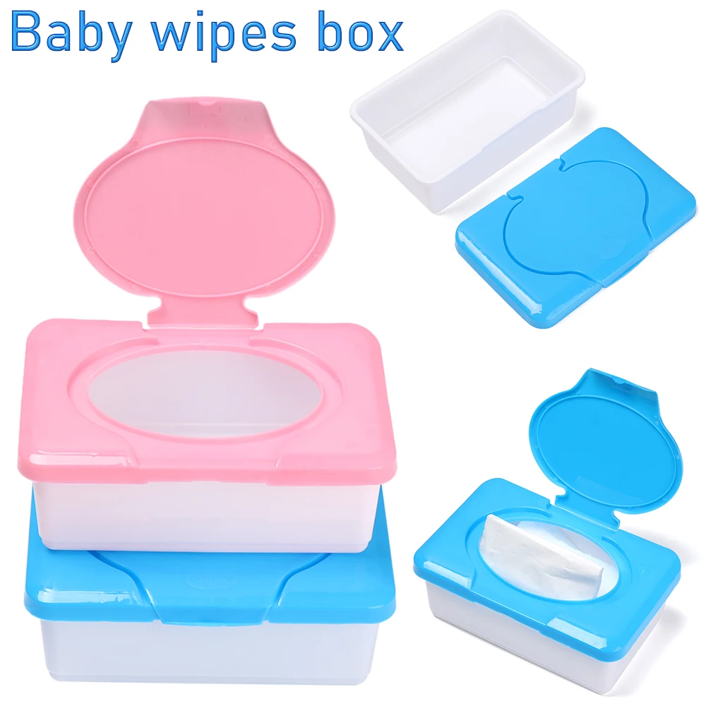 Dry Wet Tissue Paper Case Baby Wipes Napkin Storage Box Holder Contai BP 