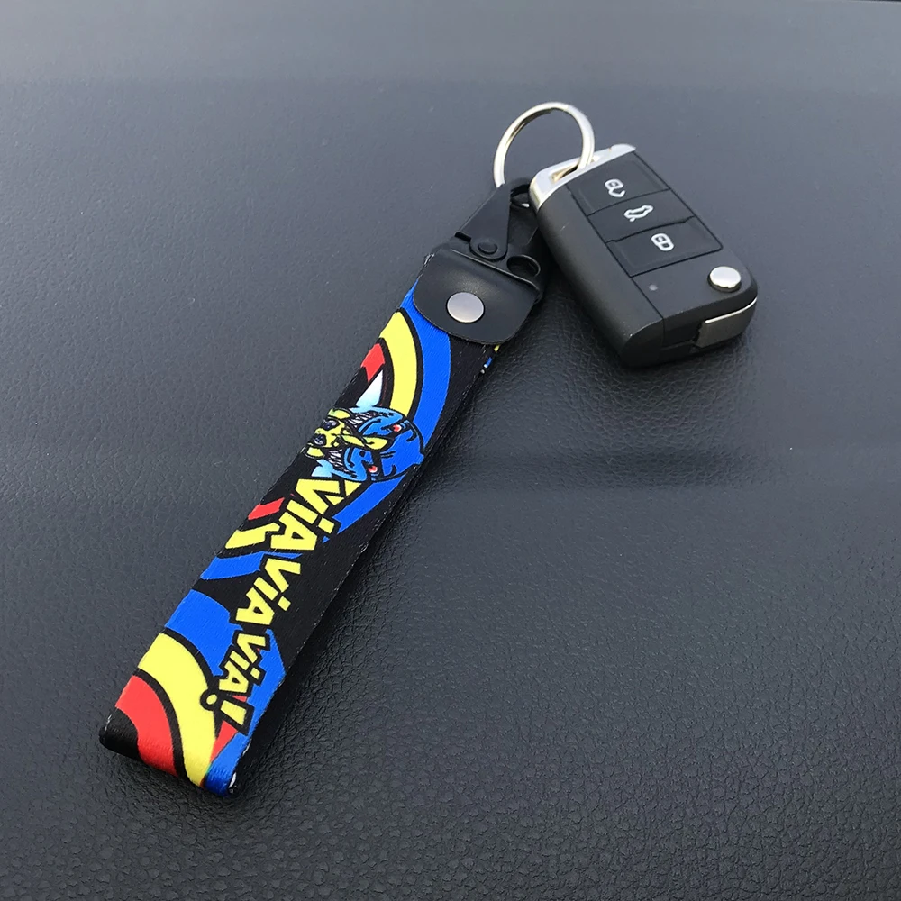 Металлический брелок для мотоцикла и автомобиля, подвеска для akrapovic momo tein jdm viv, дорожная сумка, домашнее личное украшение с подвесной пряжкой