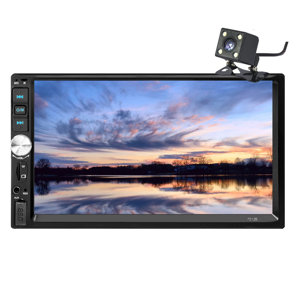 LaBo 2 Din Car multimedia Video Player Touch Screen Bluetooth Stereo Radio FM MP3 MP4 MP5 Audio Music USB TF Auto Electronics