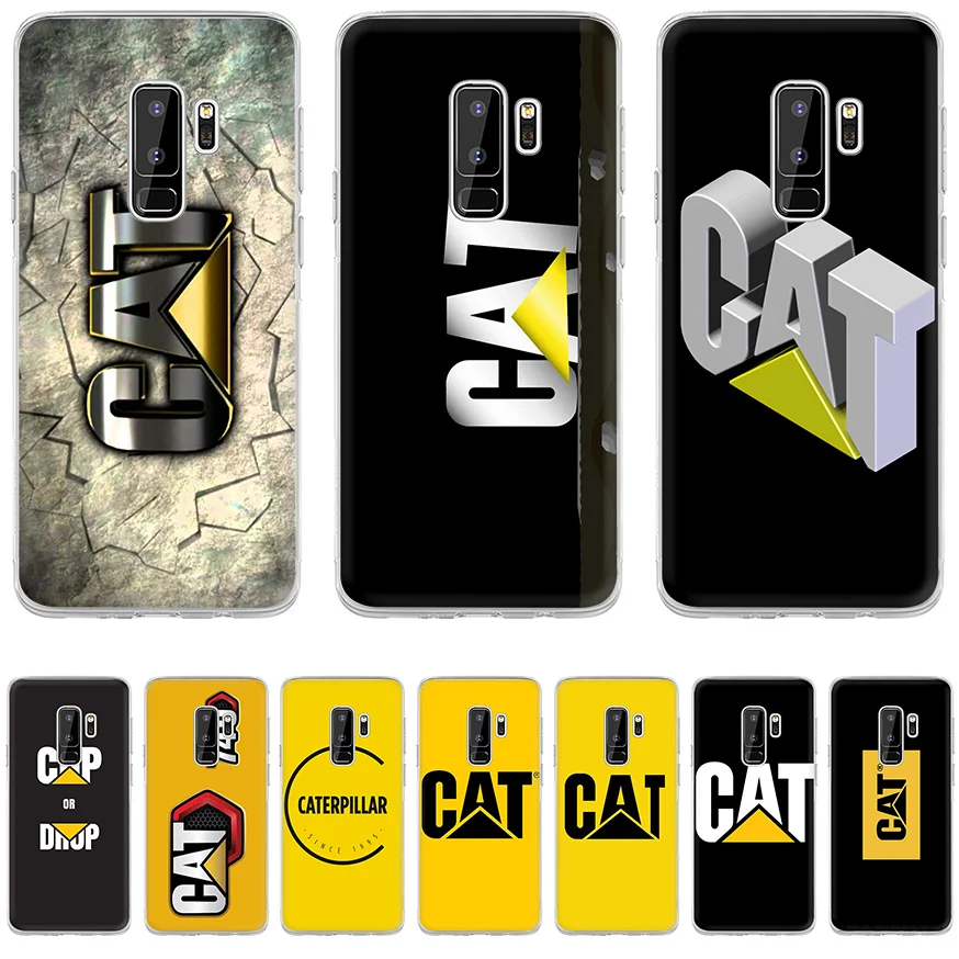 Чехол для телефона с логотипом Caterpillar samsung S8 S9 S10E S10 плюс S3 S4 S5 S6 S7 Edge Note 8 9 M10 M20 M30