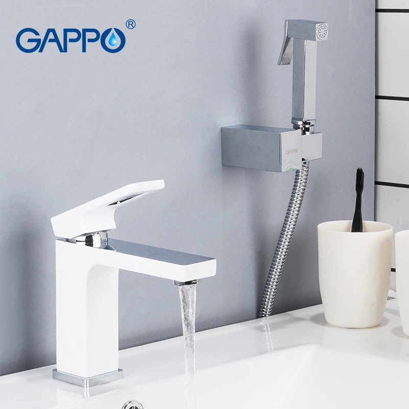 GAPPO смесители для раковины, смеситель для воды, латунный кран для раковины, белый хромированный кран, краны для воды, смеситель для раковины, кран с креплением на палубе, torneira