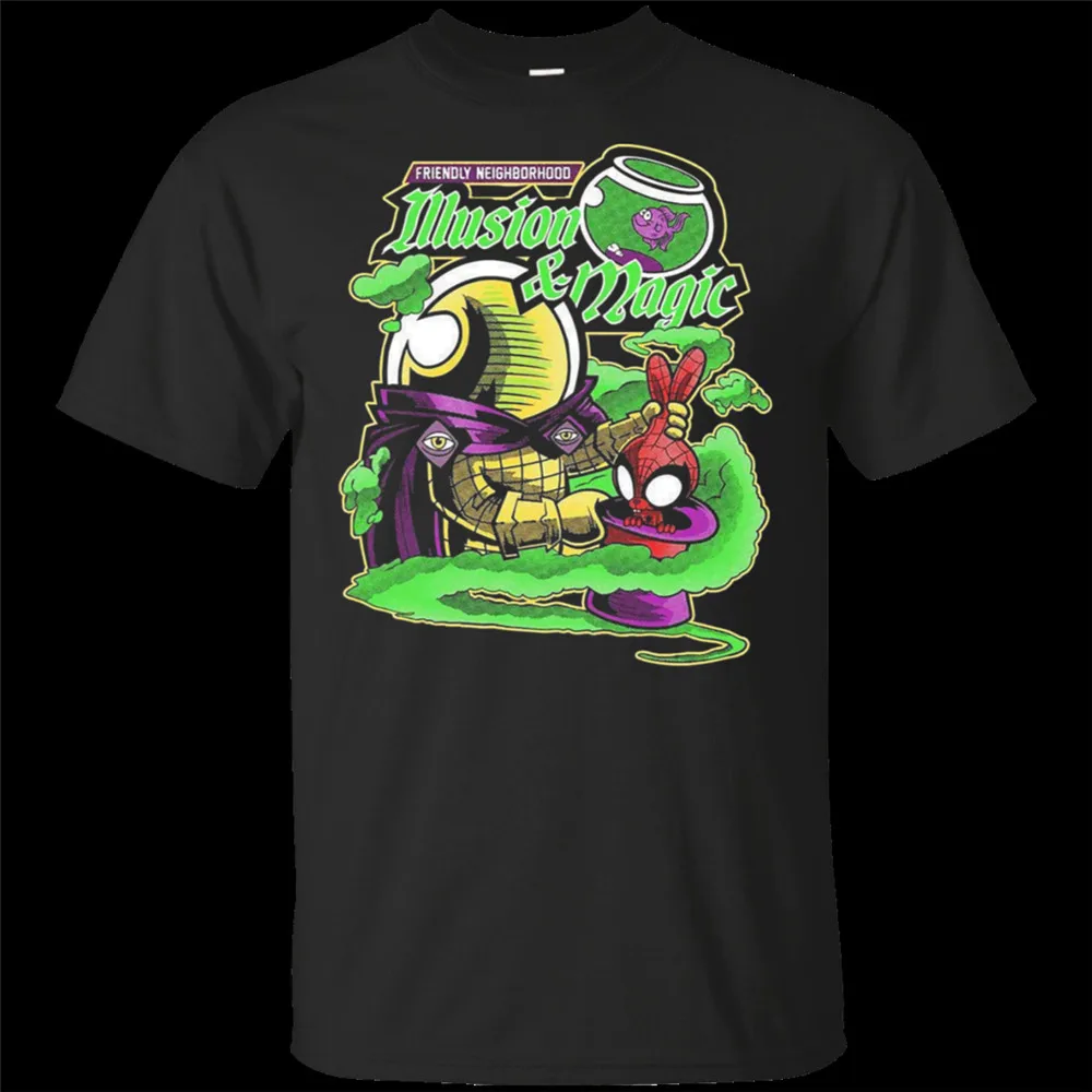 

Mysterio And Spider Man T-Shirt Spider Man Far From Home Tee Shirt S-5xl Plus Size Tee Shirt