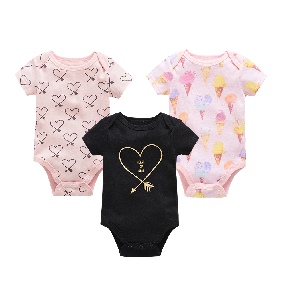 HY2288 Honeyzone/модные комбинезоны для маленьких девочек; комбинезон Лисичка с героями мультфильмов; летняя одежда с короткими рукавами для малышей; детские комбинезоны - Цвет: HY2288