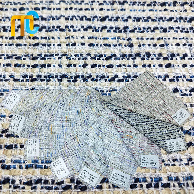 

Woolen Woven Tweed Fabric DIY Skirt / Outerwear / Dress / Bag In Autumn Winter Tweed Cloth L966