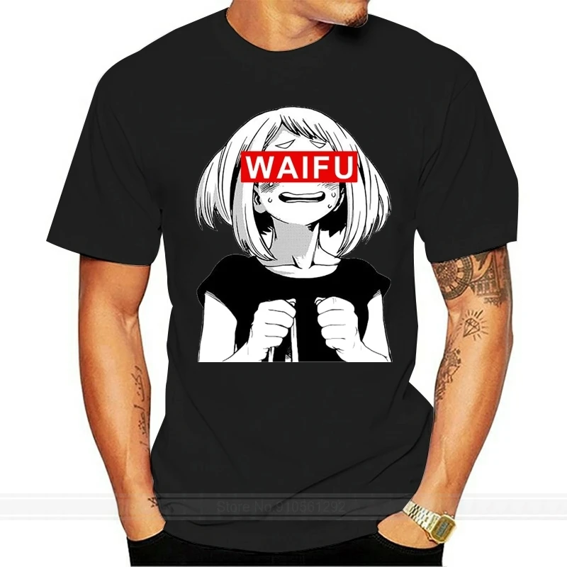 Футболка LettBao Ahegao Мужская хлопковая футболка с коротким рукавом и воротником